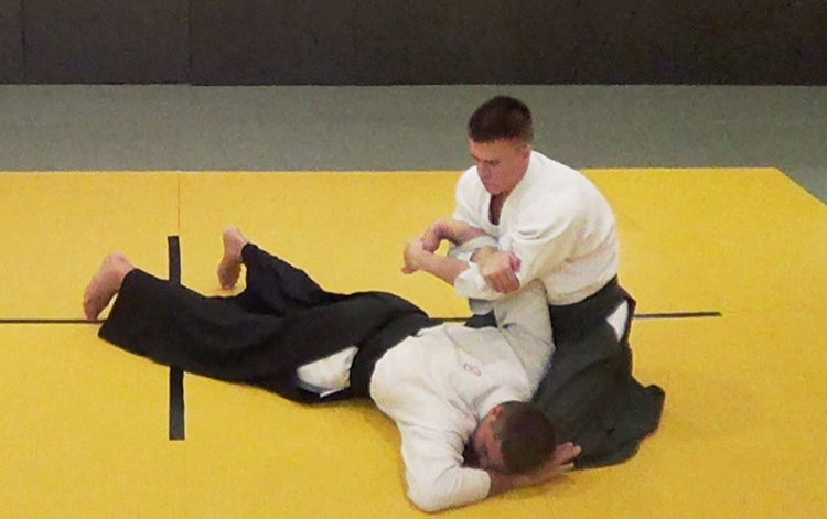 SAA Edward Suomin Aikido Ude Garami Control in Seiza